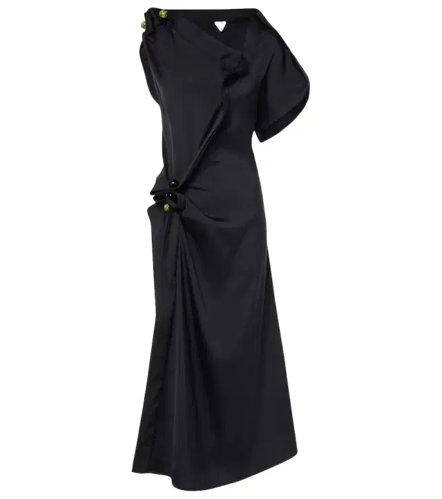 Gathered midi dress