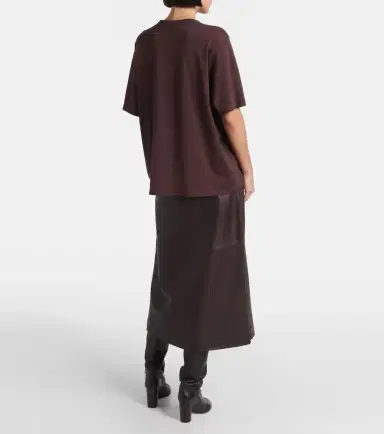 The Frankie Shop Harper cotton jersey T-shirt | Thumbnail 3