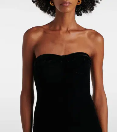 Sportmax Velvet bustier dress | Thumbnail 5