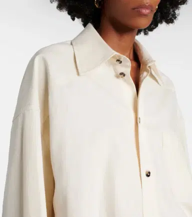 Bottega Veneta Linen and cotton shirt | Thumbnail 3