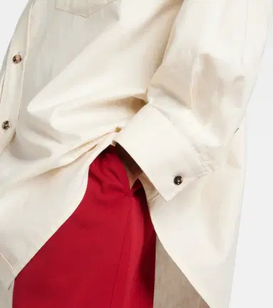 Bottega Veneta Linen and cotton shirt | Thumbnail 4