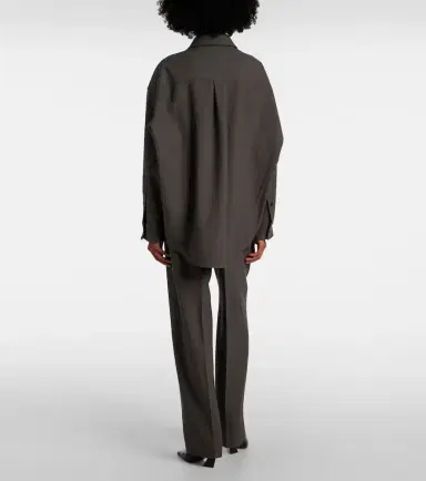 Bottega Veneta Oversized wool-blend shirt | Thumbnail 4