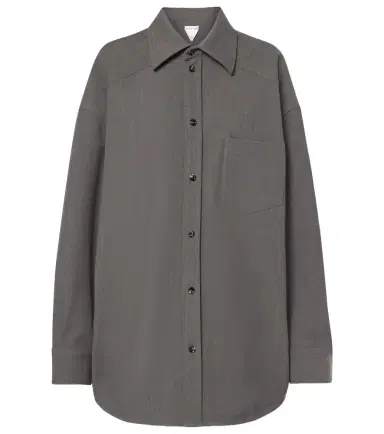 Bottega Veneta Oversized wool-blend shirt | Thumbnail 1