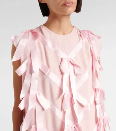 Prada Ribbon midi dress | Thumbnail 3