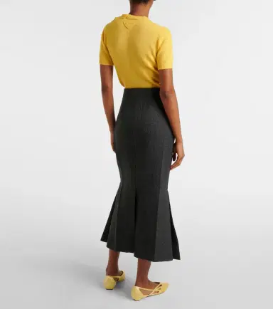 Prada Wool midi skirt | Thumbnail 3