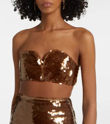 Blaze Milano Blazé Milano Sequined bra top | Thumbnail 3