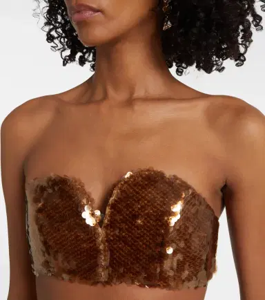 Blaze Milano Blazé Milano Sequined bra top | Thumbnail 5