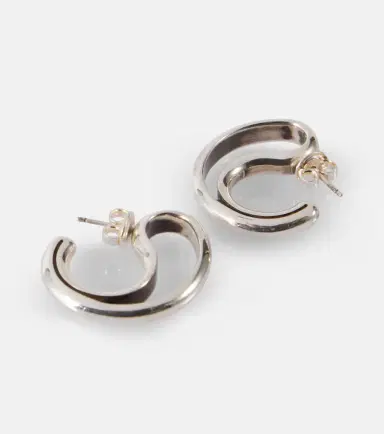 Bottega Veneta Drop Large sterling silver earrings | Thumbnail 3 Bottega Veneta Drop Large sterling silver earrings | Thumbnail 3