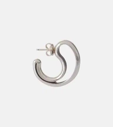 Bottega Veneta Drop Large sterling silver earrings | Thumbnail 4 Bottega Veneta Drop Large sterling silver earrings | Thumbnail 4