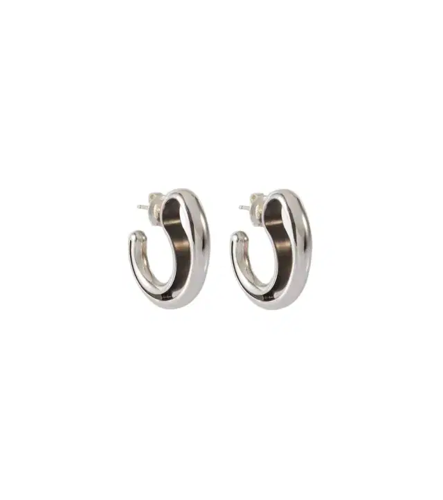 Drop Large sterling silver earrings