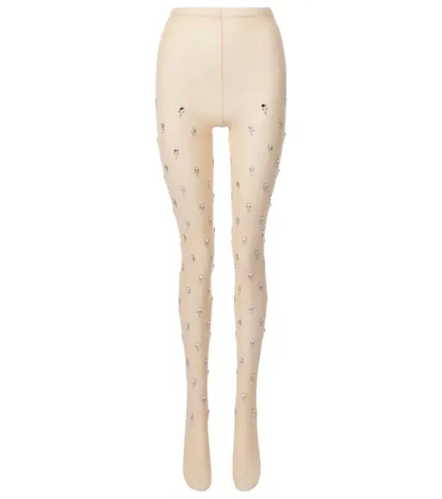 Rabanne Embellished tights