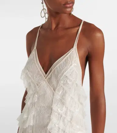 BLUMARINE Lace slip dress | Thumbnail 3
