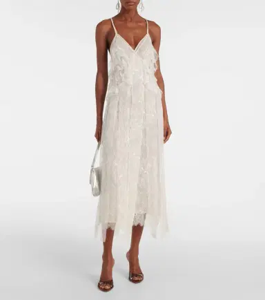 BLUMARINE Lace slip dress | Thumbnail 5