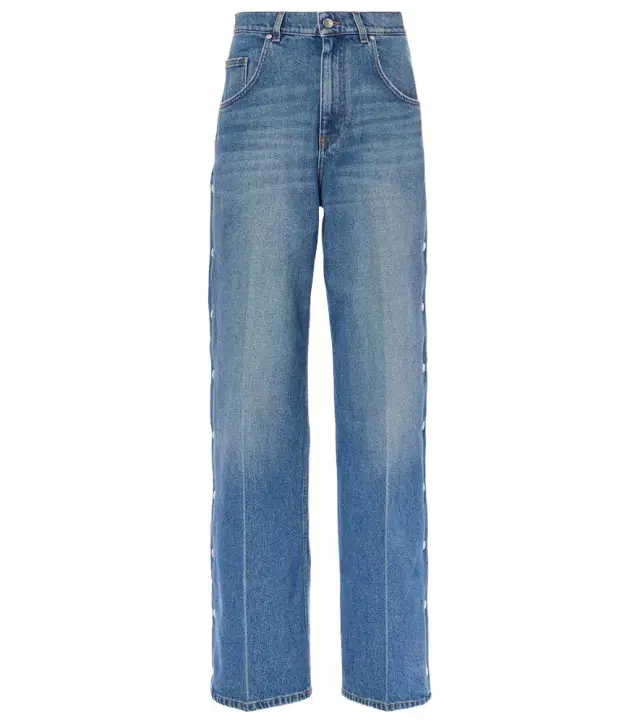 Stella McCartney Mid-rise wide-leg jeans