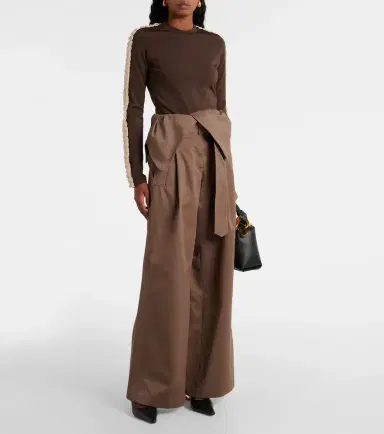 JW Anderson Cotton twill wide-leg pants | Thumbnail 3 JW Anderson Cotton twill wide-leg pants | Thumbnail 3