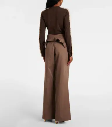 JW Anderson Cotton twill wide-leg pants | Thumbnail 4 JW Anderson Cotton twill wide-leg pants | Thumbnail 4