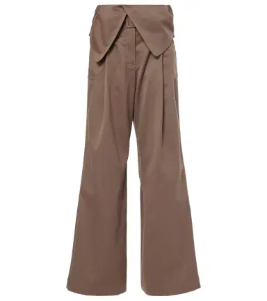 JW Anderson Cotton twill wide-leg pants | Thumbnail 1 JW Anderson Cotton twill wide-leg pants | Thumbnail 1