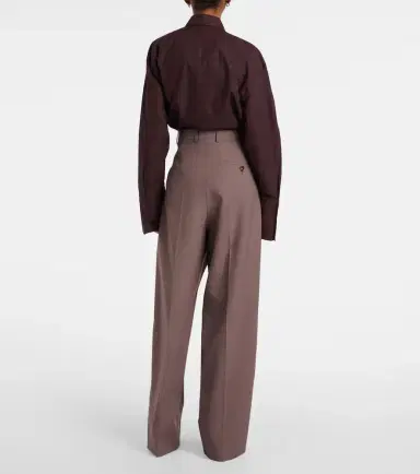 Stella McCartney Wool wide-leg pants | Thumbnail 4
