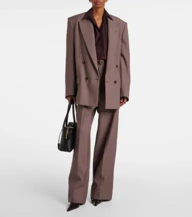 Stella McCartney Wool wide-leg pants | Thumbnail 6