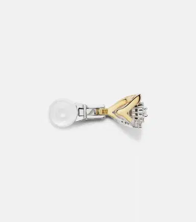 YEPREM Whisper Ear 18kt gold single ear cuff with diamonds | Thumbnail 2 YEPREM Whisper Ear 18kt gold single ear cuff with diamonds | Thumbnail 2