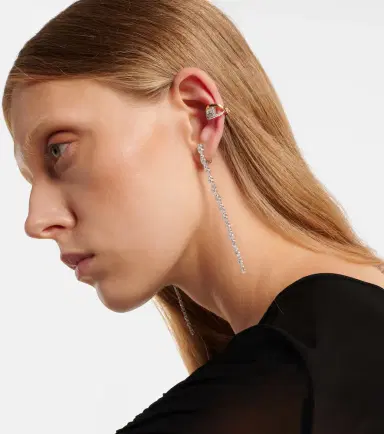 YEPREM Whisper Ear 18kt gold single ear cuff with diamonds | Thumbnail 4 YEPREM Whisper Ear 18kt gold single ear cuff with diamonds | Thumbnail 4