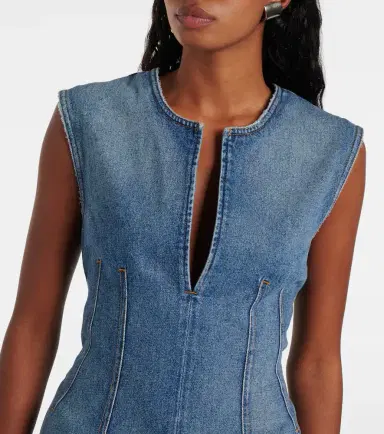 Stella McCartney Denim minidress | Thumbnail 4 Stella McCartney Denim minidress | Thumbnail 4