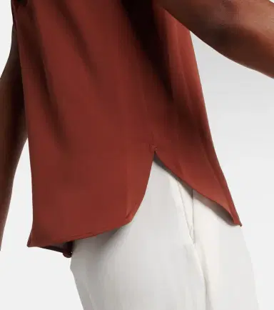 Max Mara Memore halterneck silk top | Thumbnail 3