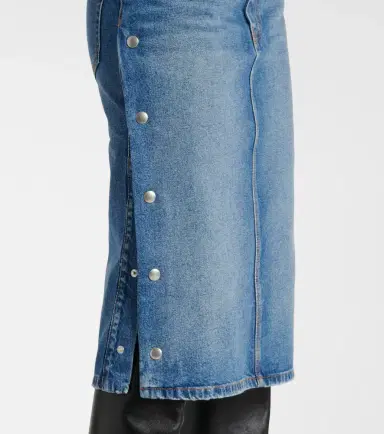 Stella McCartney Mid-rise denim pencil skirt | Thumbnail 2