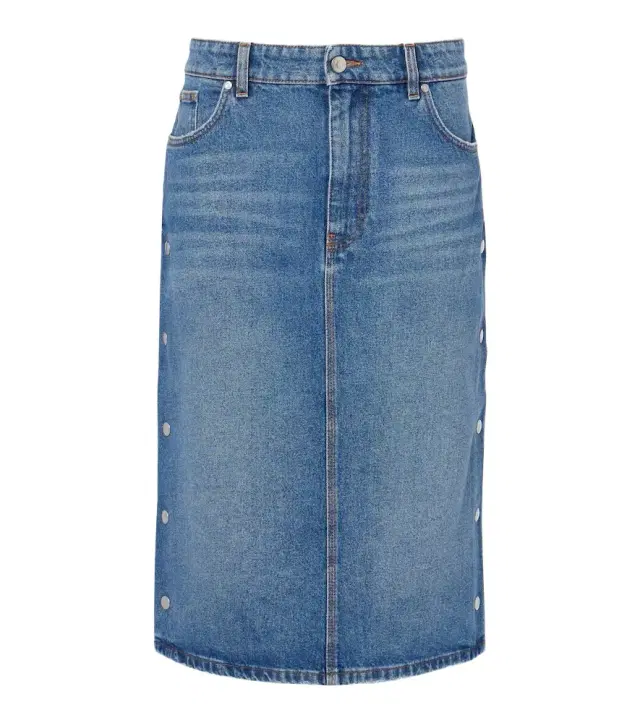 Stella McCartney Mid-rise denim pencil skirt