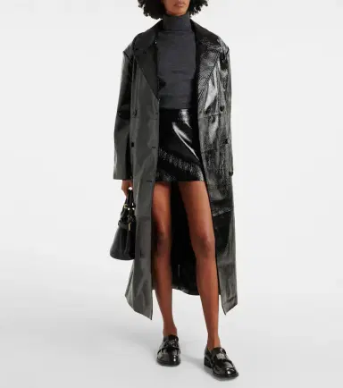 The Frankie Shop Mary faux leather miniskirt | Thumbnail 3
