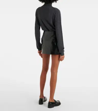 The Frankie Shop Mary faux leather miniskirt | Thumbnail 4
