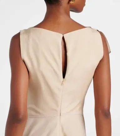 Victoria Beckham Deconstructed gathered midi dress | Thumbnail 2