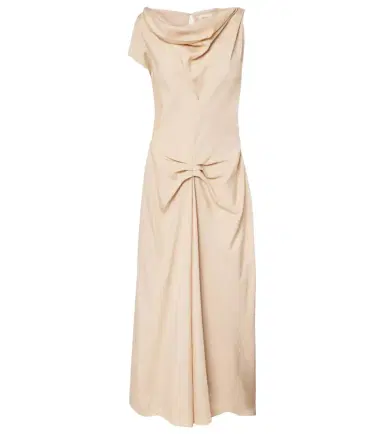 Victoria Beckham Deconstructed gathered midi dress | Thumbnail 1