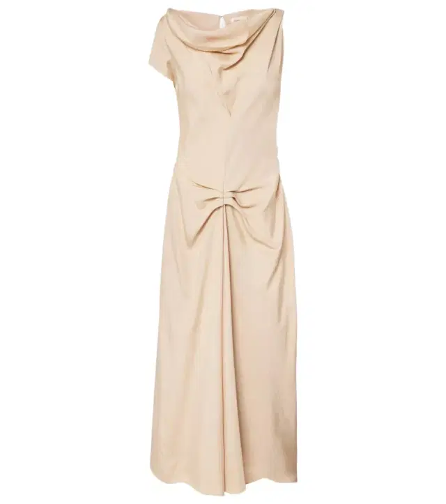Victoria Beckham Deconstructed gathered midi dress