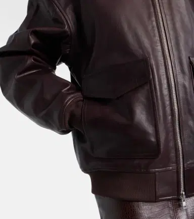 The Frankie Shop Viper leather jacket | Thumbnail 2 The Frankie Shop Viper leather jacket | Thumbnail 2