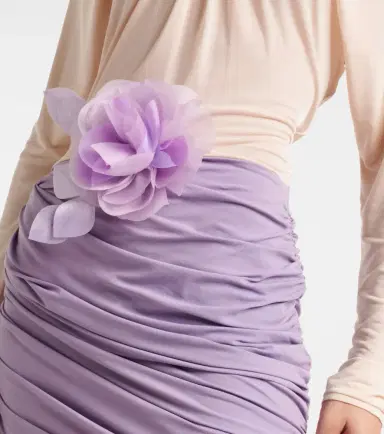 Magda Butrym Colorblock ruched open-back minidress | Thumbnail 2