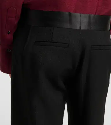 Victoria Beckham Side Panel wool-blend wide-leg pants | Thumbnail 4