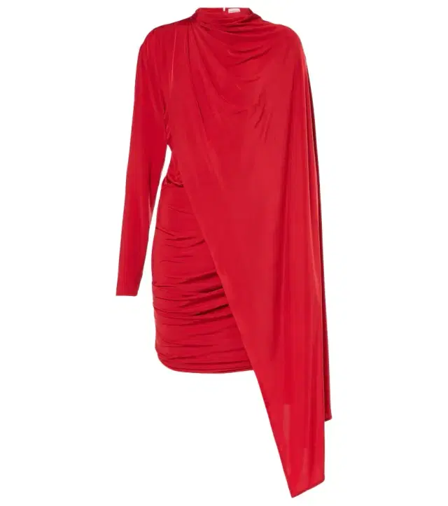 Magda Butrym Caped cupro-blend minidress