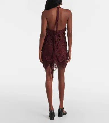 Ferragamo Halterneck silk-blend minidress | Thumbnail 2