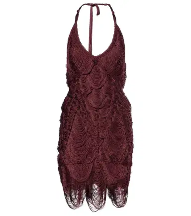 Ferragamo Halterneck silk-blend minidress | Thumbnail 1