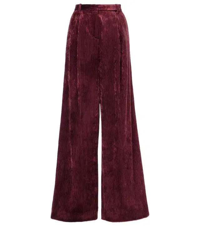 Dorothee Schumacher Mid-rise corduroy wide-leg pants