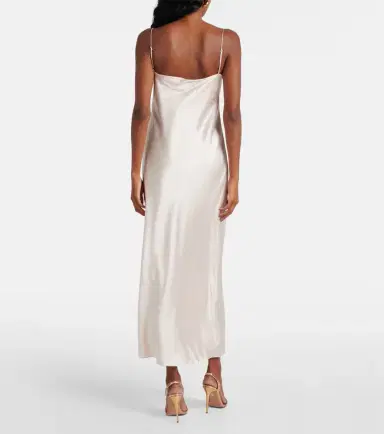 Dorothee Schumacher Sense of Shine silk-blend midi dress | Thumbnail 2