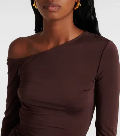 Nensi Dojaka Asymmetric cutout minidress | Thumbnail 3