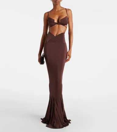 Nensi Dojaka Draped maxi skirt | Thumbnail 4
