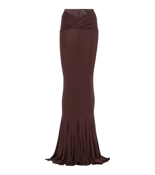 Nensi Dojaka Draped maxi skirt