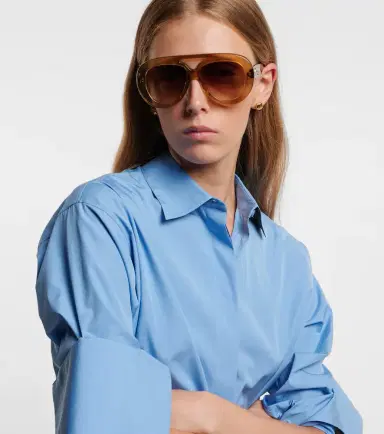 Loewe Curvy aviator sunglasses | Thumbnail 3