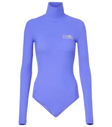 MM6 MAISON MARGIELA Logo jersey bodysuit | Thumbnail 1