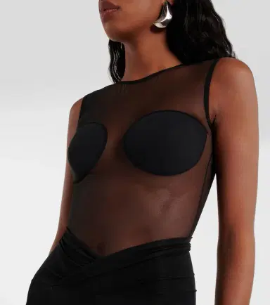Nensi Dojaka Mesh bodysuit | Thumbnail 2