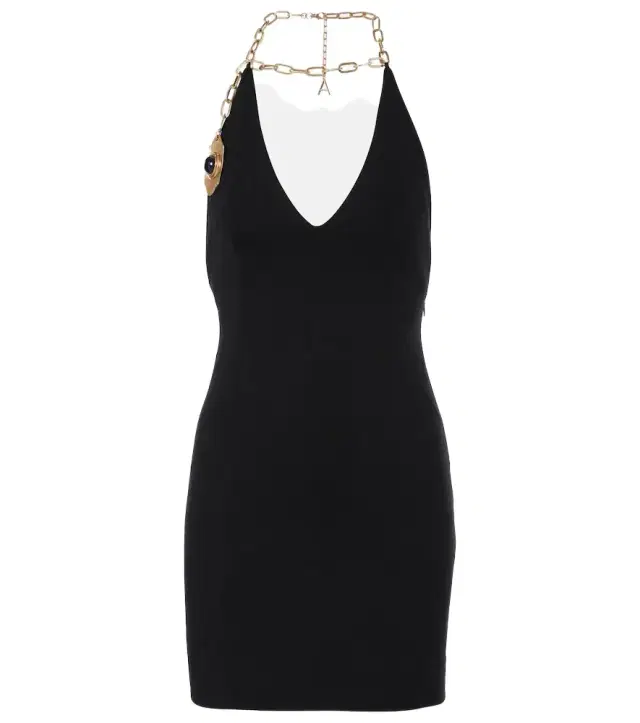 Area Chain-detail minidress