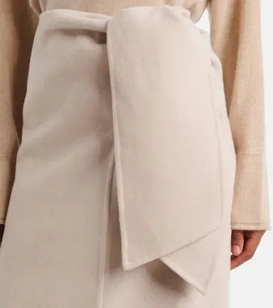 Max Mara Zuppa wool and cashmere wrap skirt | Thumbnail 4